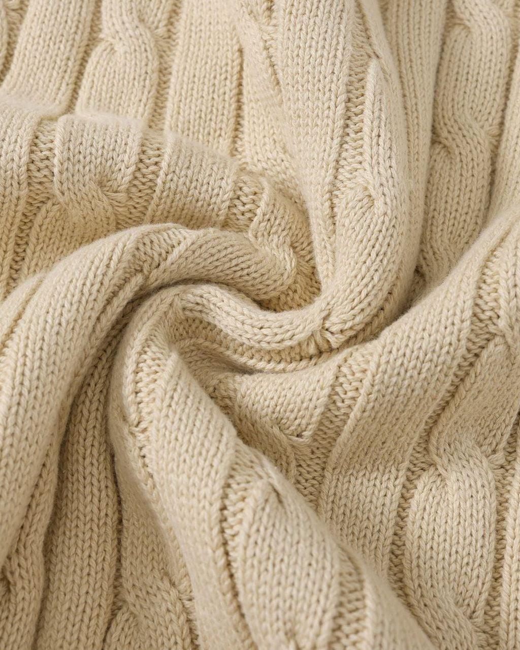 RL | SWETER DZIANINOWY